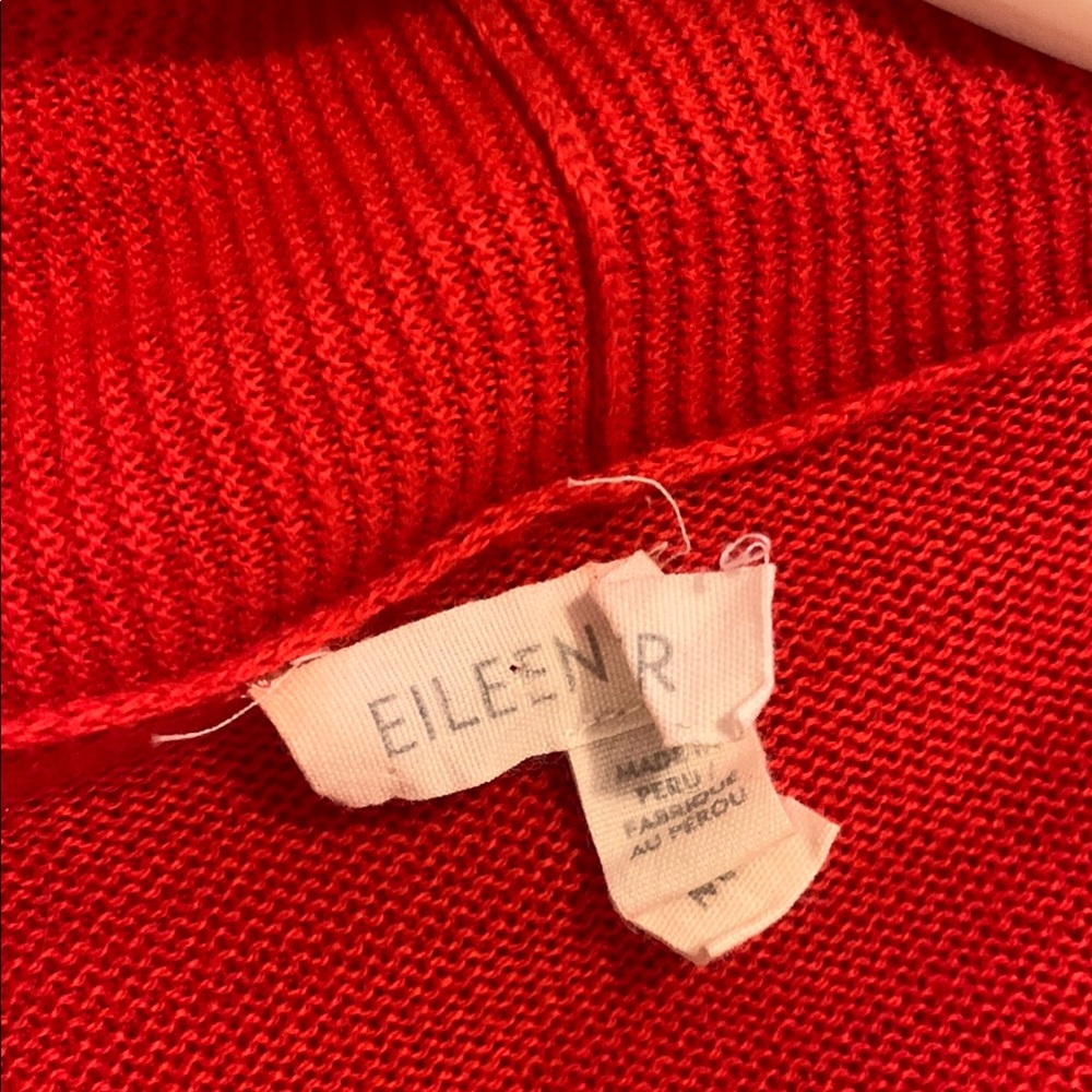 Red Women's Sweater - Picture 5 of 5